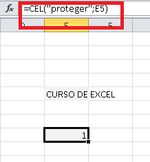 célula está protegida
