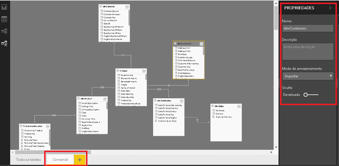 Opções de modelagem de dados do Power BI 05