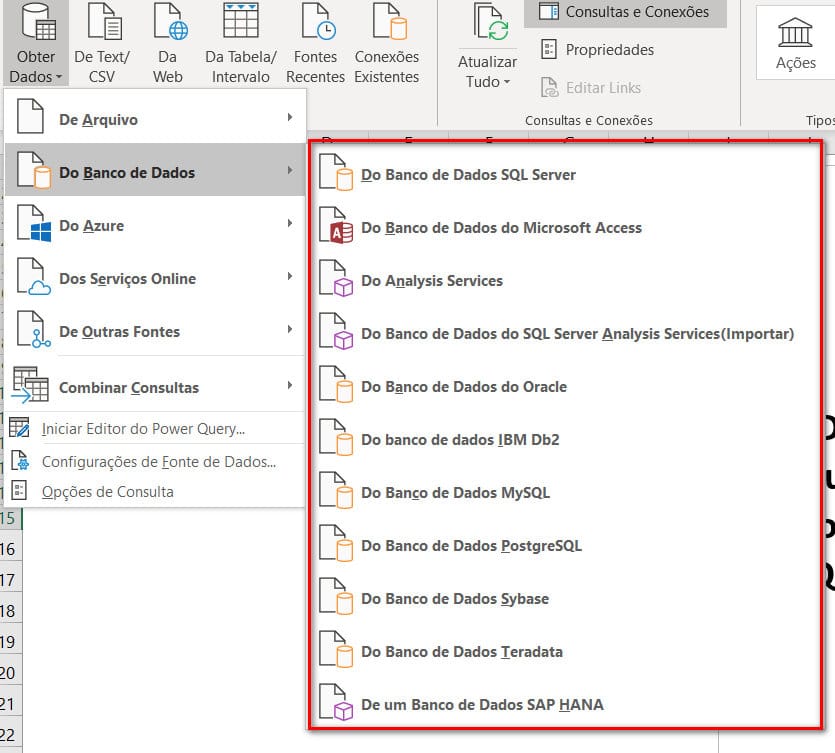 Resultado das ETAPAS APLICADAS Power Query 02